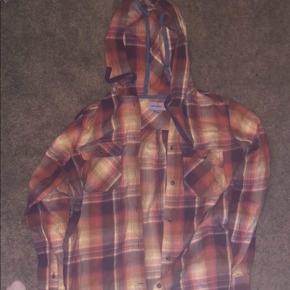Carhartt Tops - Carhartt flannel hoody